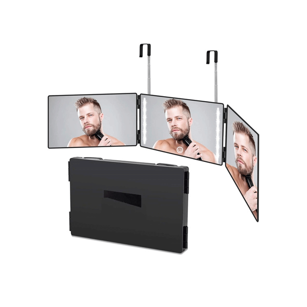 ESPEJO 3 VIAS, LUZ LED