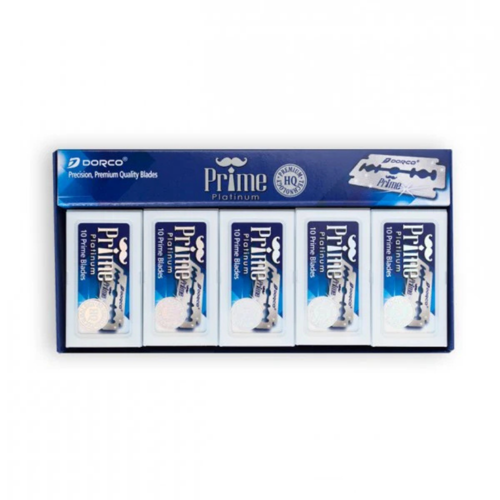 HOJAS DE AFEITAR DORCO PRIME (100 HOJAS) 2X