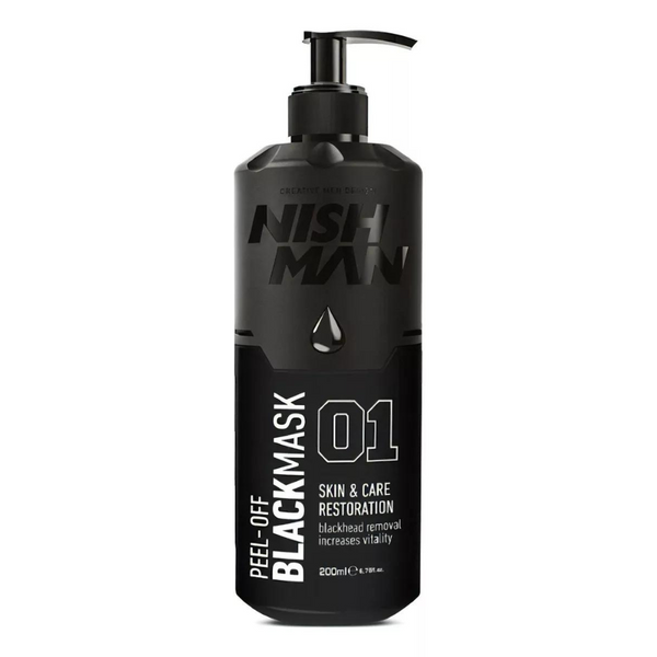 Mascarilla Negra Nishman Peel Off Anti Acné Puntos Negros