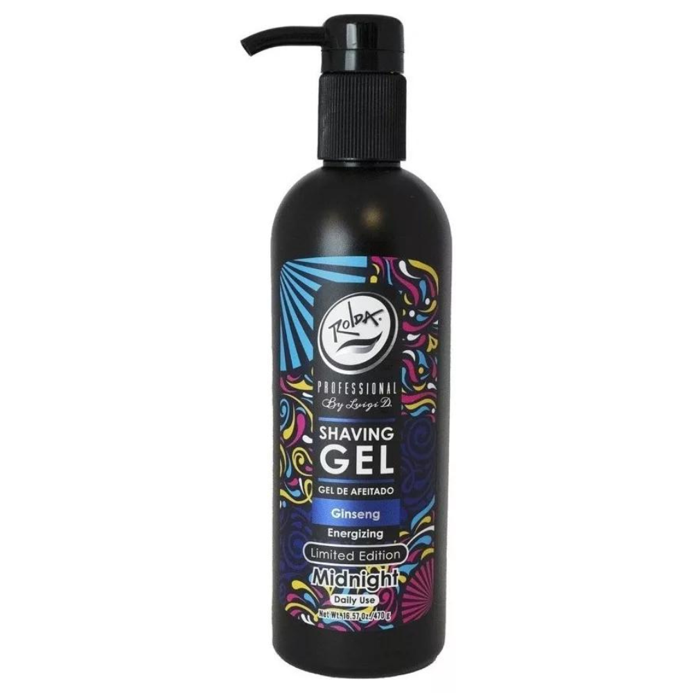 Rolda Gel De Afeitar Ginseng Pieles Sensibles Midnight 470g