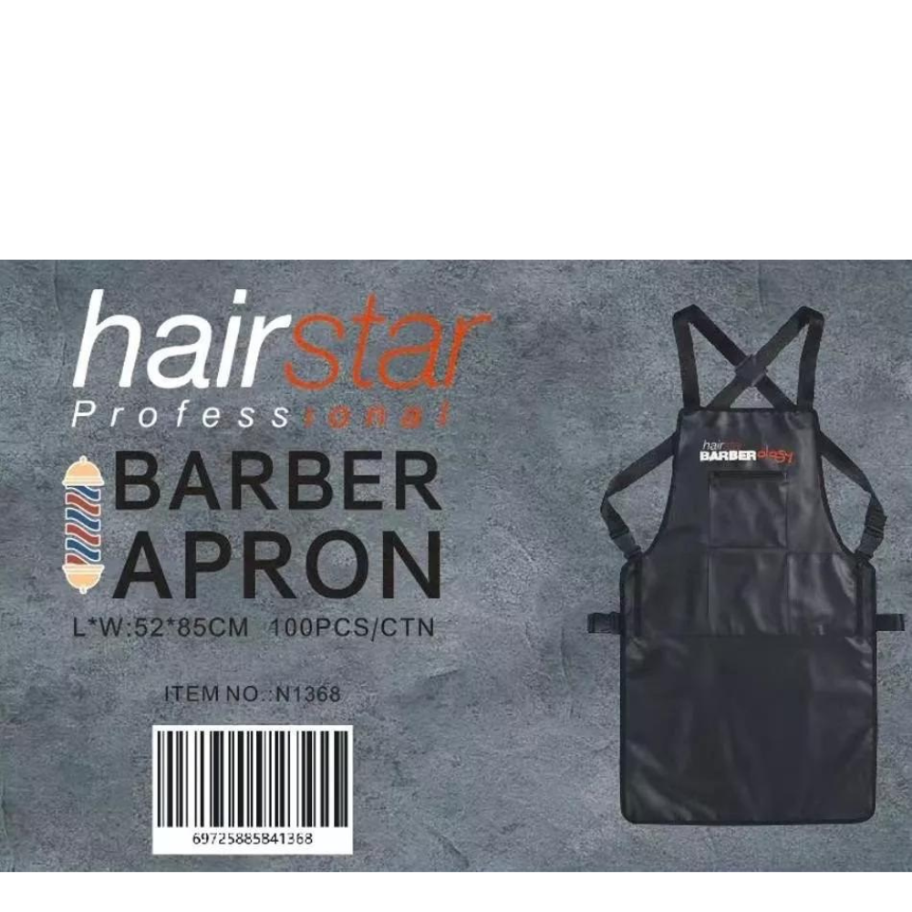 Pechera Delantal Barberia Peluqueria Bolsillos Hair Star Pro