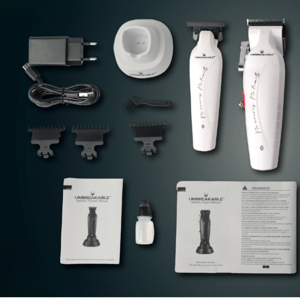 Combo Cortapelo Unbreakable White – Sin Cable