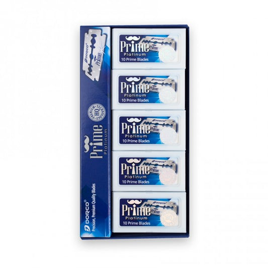 HOJAS DE AFEITAR DORCO PRIME (100 HOJAS)