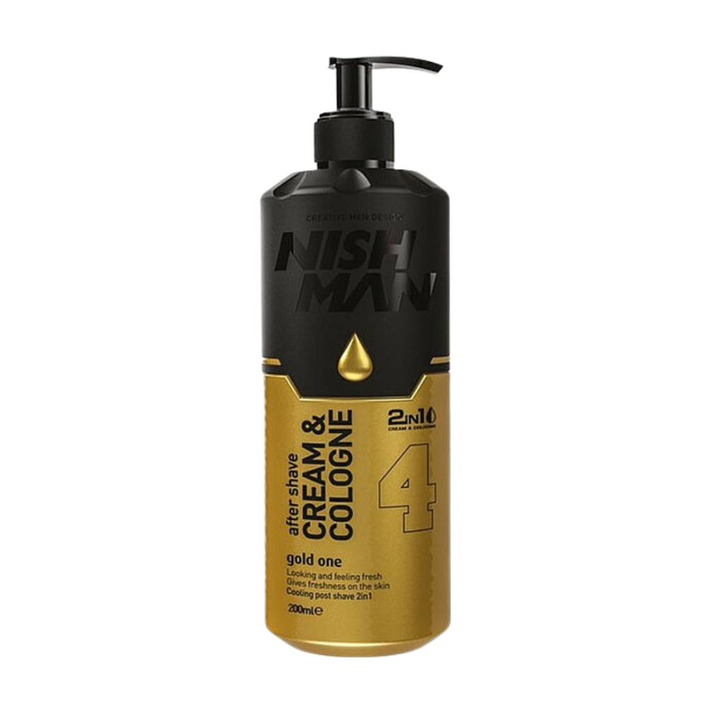 After Shave en CREMA Gold One N°4 NISH MAN 400ml