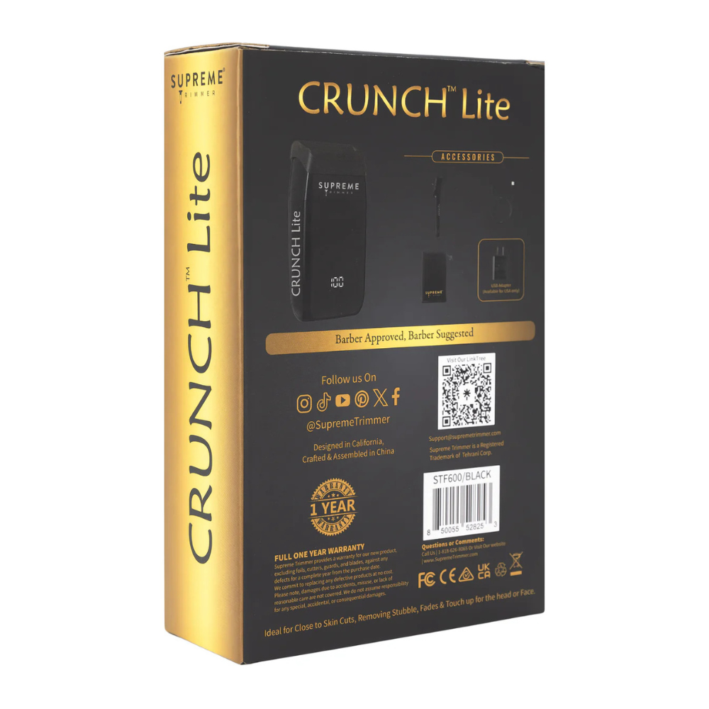 Shaver Supreme Trimmer Crunch Lite Black